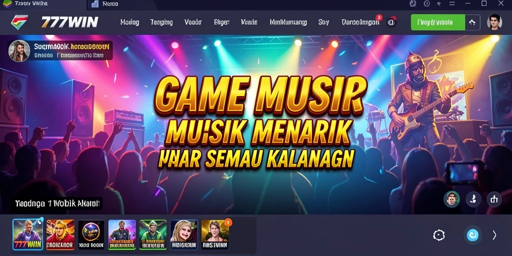 Tampilan gameplay menarik dan interaktif dalam 777WIN.