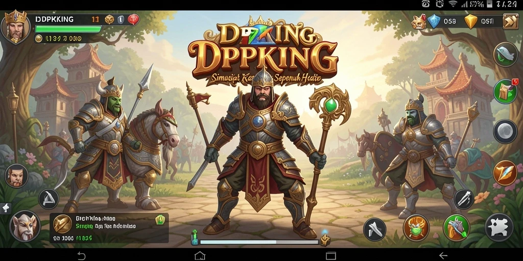 Tampilan gameplay menakjubkan dari IDPKING dengan grafis yang detail.