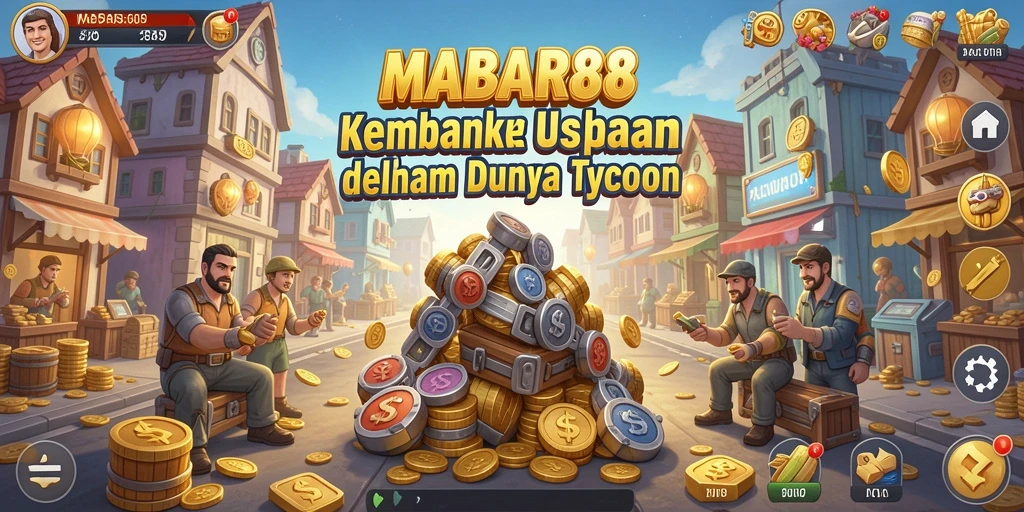 Screenshot gameplay MABAR88 menampilkan berbagai aspek pengelolaan bisnis.