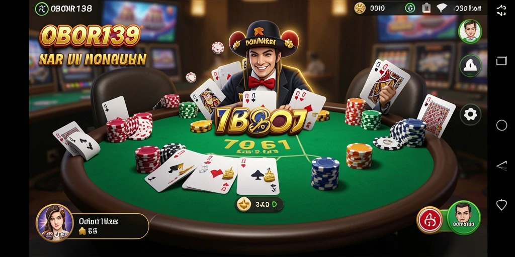 Tampilan menarik dari gameplay Poker di OBOR138.