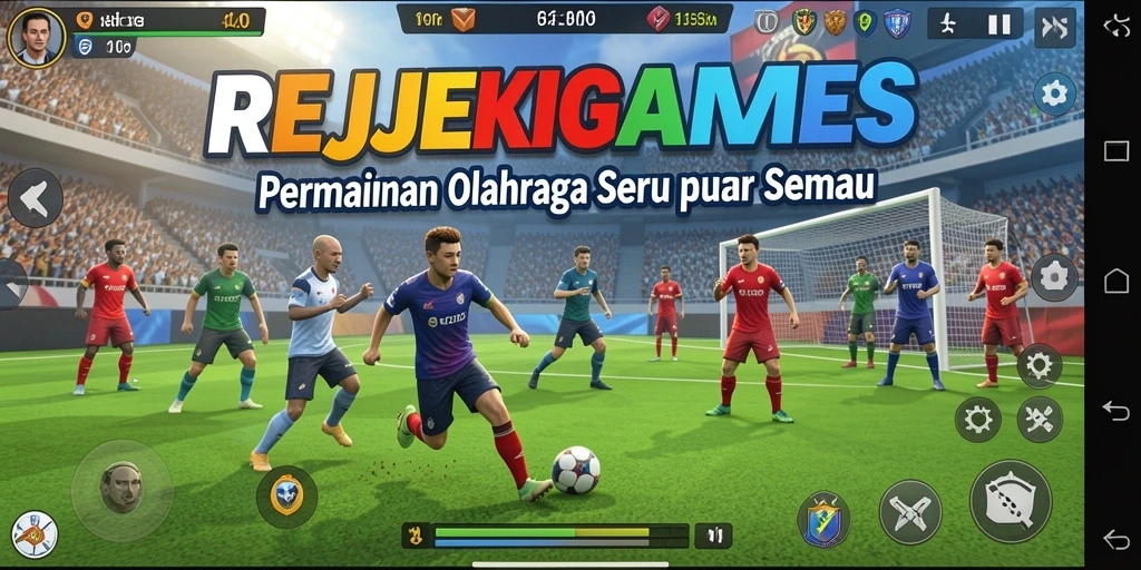 Tampilan gameplay menegangkan dalam REJEKIGAMES yang memikat.