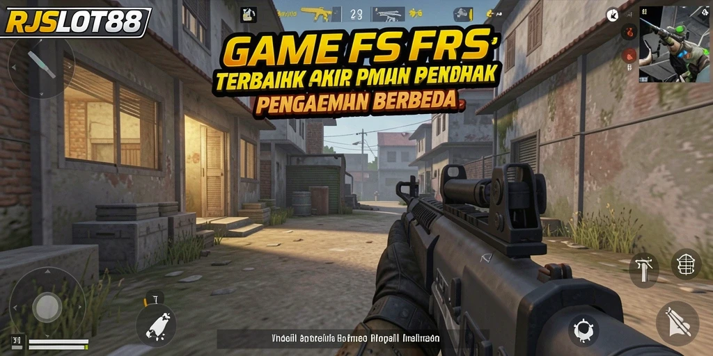 Tampilan gameplay RJSLOT88 dengan aksi intens di medan perang.