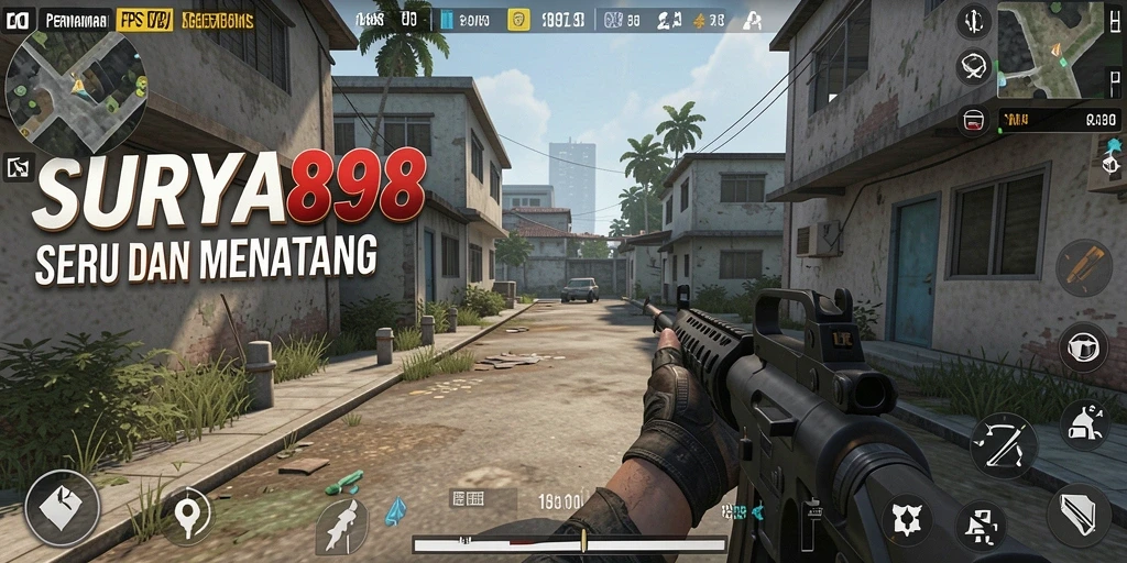 Tampilan gameplay SURYA898 yang menegangkan dan seru.